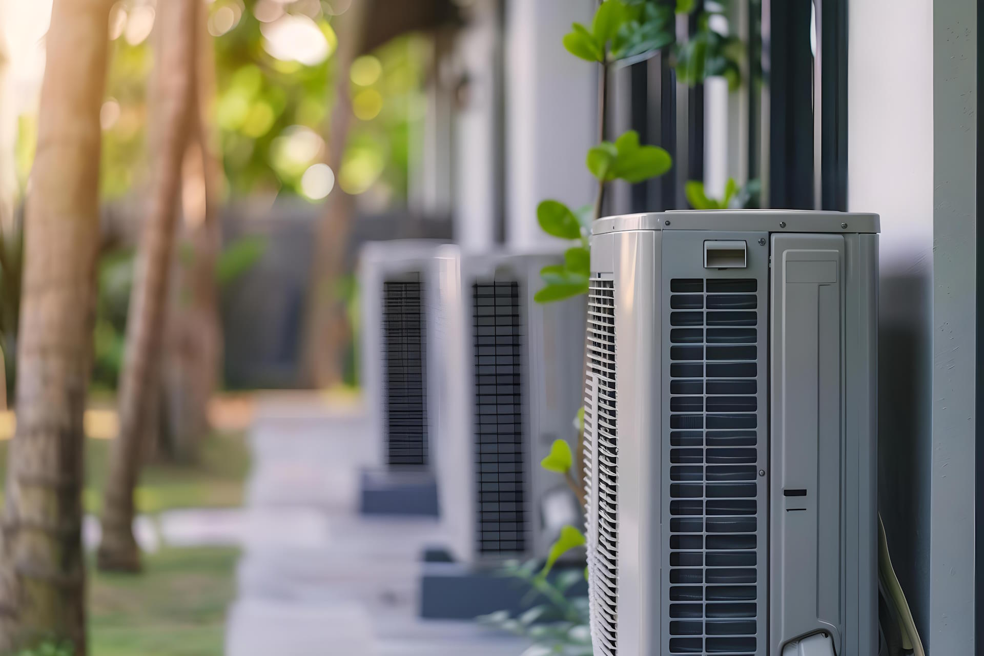 Multiple heat pumps outlining group discount